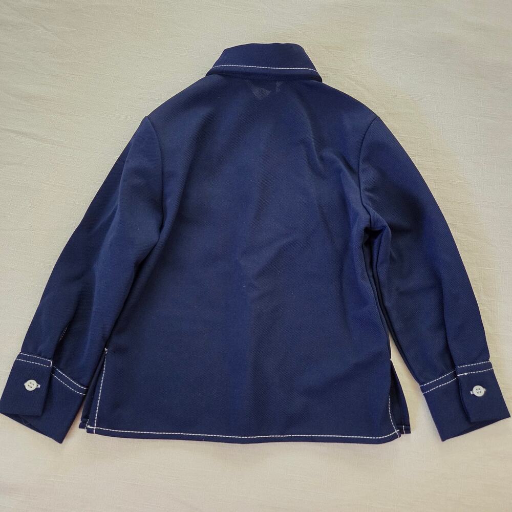 Vintage 70s Sears Navy Buttondown 4t - Picture 5 of 5